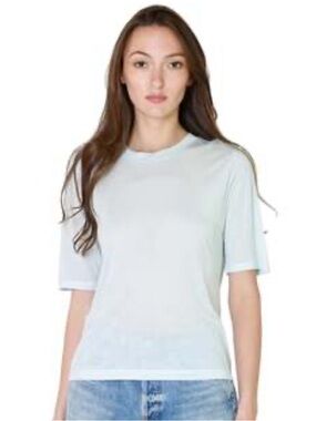 Vince Baby Blue Linen Tee